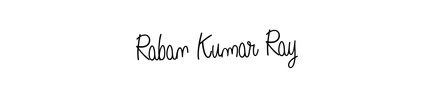 This is the best signature style for the Raban Kumar Ray name. Also you like these signature font (Angelique-Rose-font-FFP). Mix name signature. Raban Kumar Ray signature style 5 images and pictures png