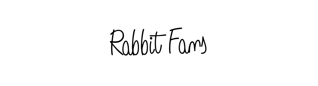 Make a beautiful signature design for name Rabbit Fans. With this signature (Angelique-Rose-font-FFP) style, you can create a handwritten signature for free. Rabbit Fans signature style 5 images and pictures png