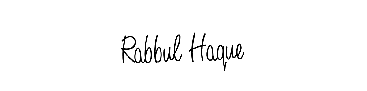 Rabbul Haque stylish signature style. Best Handwritten Sign (Angelique-Rose-font-FFP) for my name. Handwritten Signature Collection Ideas for my name Rabbul Haque. Rabbul Haque signature style 5 images and pictures png