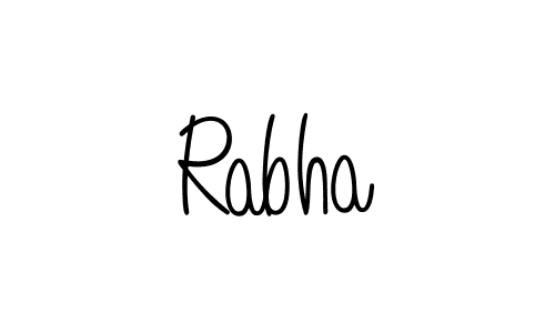 The best way (Angelique-Rose-font-FFP) to make a short signature is to pick only two or three words in your name. The name Rabha include a total of six letters. For converting this name. Rabha signature style 5 images and pictures png