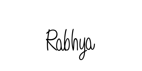 Here are the top 10 professional signature styles for the name Rabhya. These are the best autograph styles you can use for your name. Rabhya signature style 5 images and pictures png