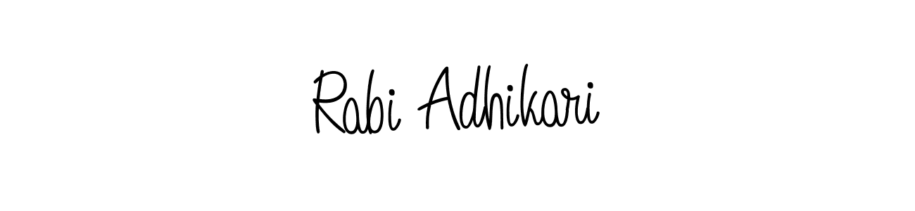 Once you've used our free online signature maker to create your best signature Angelique-Rose-font-FFP style, it's time to enjoy all of the benefits that Rabi Adhikari name signing documents. Rabi Adhikari signature style 5 images and pictures png