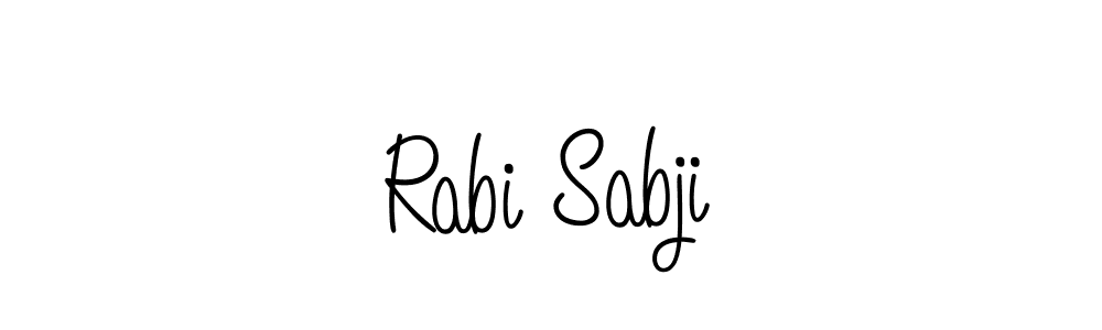 Once you've used our free online signature maker to create your best signature Angelique-Rose-font-FFP style, it's time to enjoy all of the benefits that Rabi Sabji name signing documents. Rabi Sabji signature style 5 images and pictures png