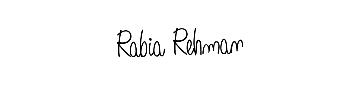 Make a beautiful signature design for name Rabia Rehman. Use this online signature maker to create a handwritten signature for free. Rabia Rehman signature style 5 images and pictures png