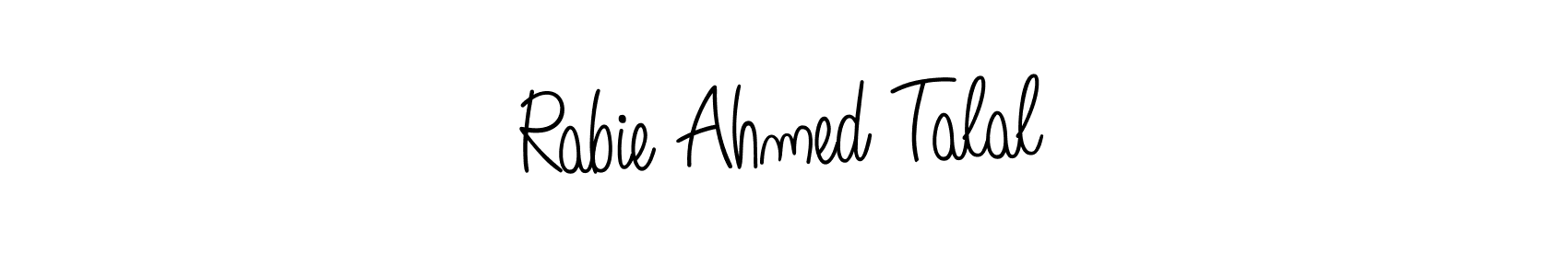 Check out images of Autograph of Rabie Ahmed Talal name. Actor Rabie Ahmed Talal Signature Style. Angelique-Rose-font-FFP is a professional sign style online. Rabie Ahmed Talal signature style 5 images and pictures png