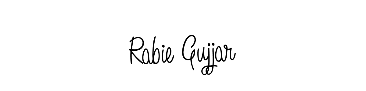 Make a beautiful signature design for name Rabie Gujjar. Use this online signature maker to create a handwritten signature for free. Rabie Gujjar signature style 5 images and pictures png
