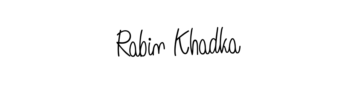 Make a beautiful signature design for name Rabin Khadka. Use this online signature maker to create a handwritten signature for free. Rabin Khadka signature style 5 images and pictures png