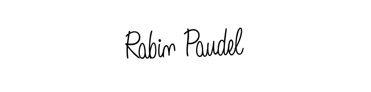 Make a short Rabin Paudel signature style. Manage your documents anywhere anytime using Angelique-Rose-font-FFP. Create and add eSignatures, submit forms, share and send files easily. Rabin Paudel signature style 5 images and pictures png