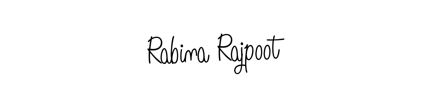 Make a beautiful signature design for name Rabina Rajpoot. Use this online signature maker to create a handwritten signature for free. Rabina Rajpoot signature style 5 images and pictures png