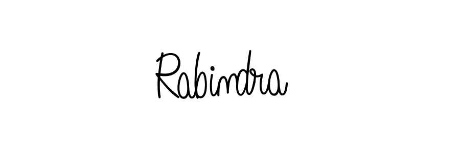 How to make Rabindra  name signature. Use Angelique-Rose-font-FFP style for creating short signs online. This is the latest handwritten sign. Rabindra  signature style 5 images and pictures png