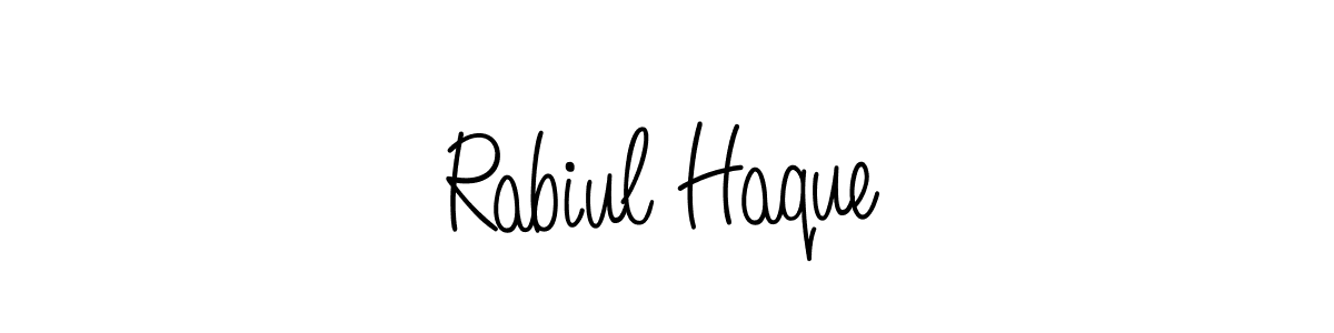 It looks lik you need a new signature style for name Rabiul Haque. Design unique handwritten (Angelique-Rose-font-FFP) signature with our free signature maker in just a few clicks. Rabiul Haque signature style 5 images and pictures png