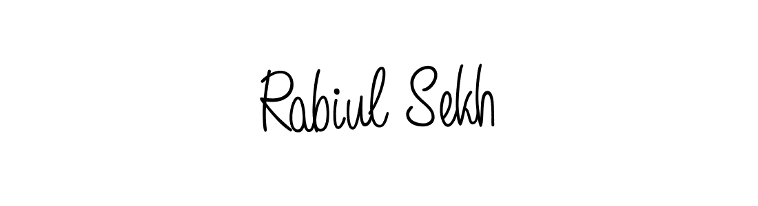 Also You can easily find your signature by using the search form. We will create Rabiul Sekh name handwritten signature images for you free of cost using Angelique-Rose-font-FFP sign style. Rabiul Sekh signature style 5 images and pictures png