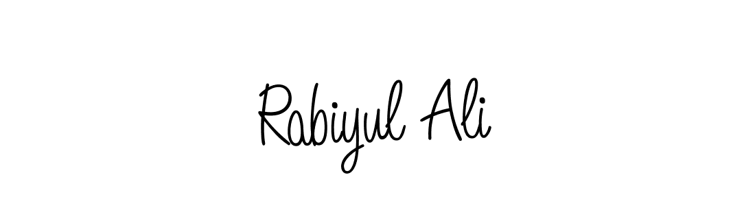 Best and Professional Signature Style for Rabiyul Ali. Angelique-Rose-font-FFP Best Signature Style Collection. Rabiyul Ali signature style 5 images and pictures png