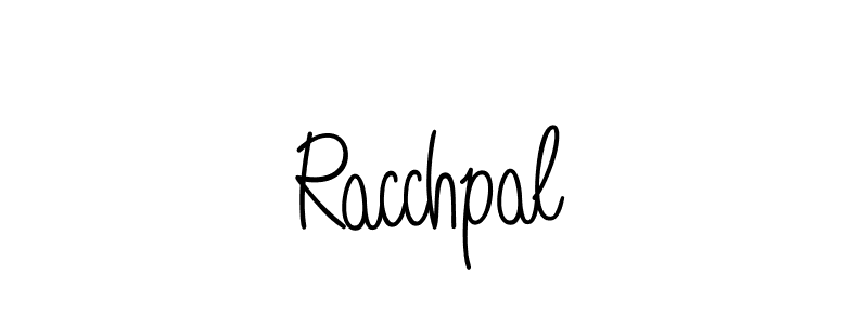 Create a beautiful signature design for name Racchpal. With this signature (Angelique-Rose-font-FFP) fonts, you can make a handwritten signature for free. Racchpal signature style 5 images and pictures png