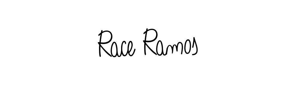 Race Ramos stylish signature style. Best Handwritten Sign (Angelique-Rose-font-FFP) for my name. Handwritten Signature Collection Ideas for my name Race Ramos. Race Ramos signature style 5 images and pictures png