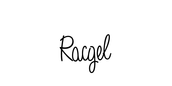 Design your own signature with our free online signature maker. With this signature software, you can create a handwritten (Angelique-Rose-font-FFP) signature for name Racgel. Racgel signature style 5 images and pictures png