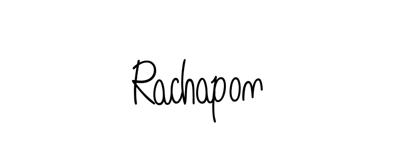 How to make Rachapon name signature. Use Angelique-Rose-font-FFP style for creating short signs online. This is the latest handwritten sign. Rachapon signature style 5 images and pictures png