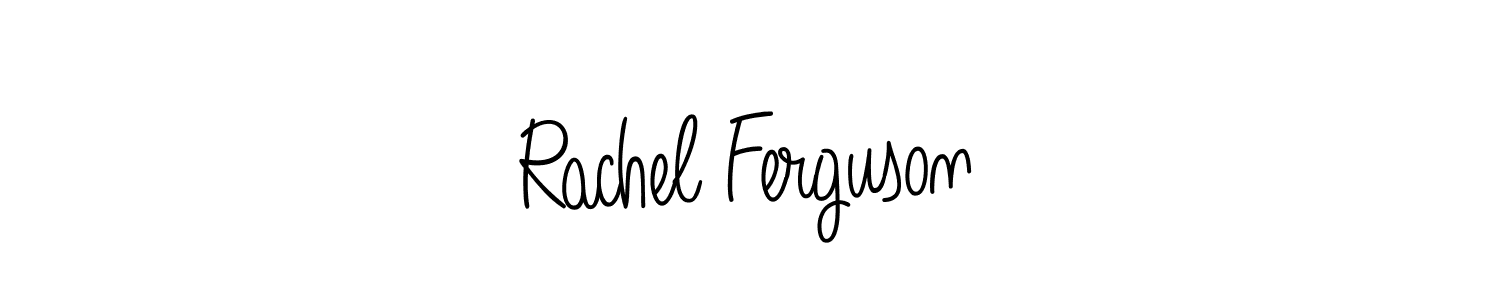 The best way (Angelique-Rose-font-FFP) to make a short signature is to pick only two or three words in your name. The name Rachel Ferguson include a total of six letters. For converting this name. Rachel Ferguson signature style 5 images and pictures png