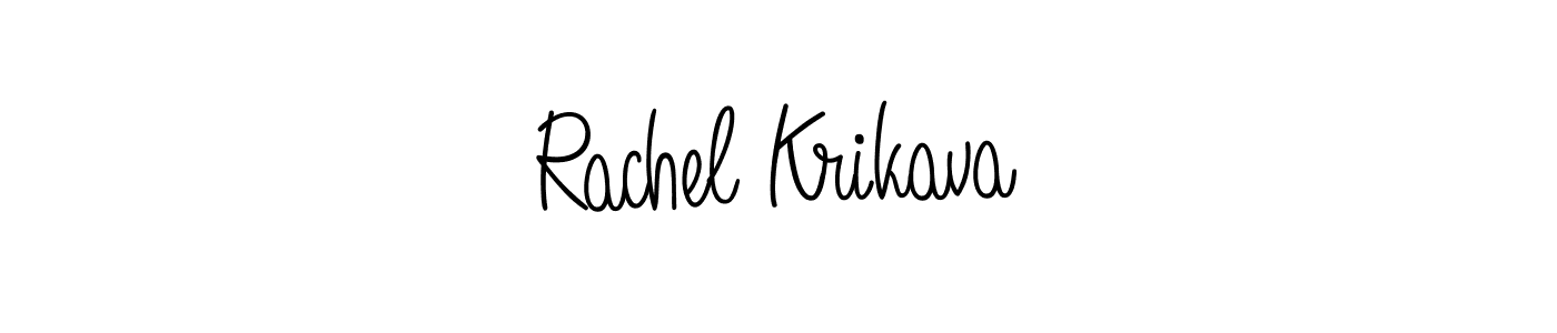 It looks lik you need a new signature style for name Rachel Krikava. Design unique handwritten (Angelique-Rose-font-FFP) signature with our free signature maker in just a few clicks. Rachel Krikava signature style 5 images and pictures png