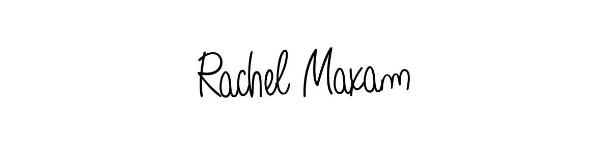 How to make Rachel Maxam name signature. Use Angelique-Rose-font-FFP style for creating short signs online. This is the latest handwritten sign. Rachel Maxam signature style 5 images and pictures png