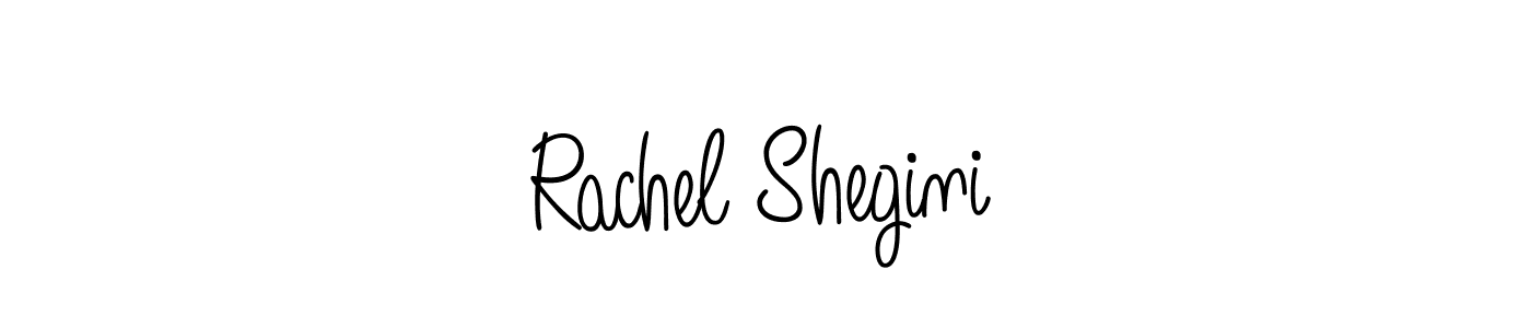 You should practise on your own different ways (Angelique-Rose-font-FFP) to write your name (Rachel Shegini) in signature. don't let someone else do it for you. Rachel Shegini signature style 5 images and pictures png