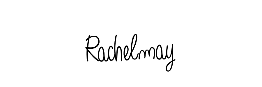 The best way (Angelique-Rose-font-FFP) to make a short signature is to pick only two or three words in your name. The name Rachelmay include a total of six letters. For converting this name. Rachelmay signature style 5 images and pictures png
