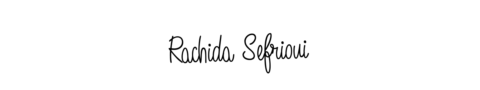 Make a beautiful signature design for name Rachida Sefrioui. Use this online signature maker to create a handwritten signature for free. Rachida Sefrioui signature style 5 images and pictures png