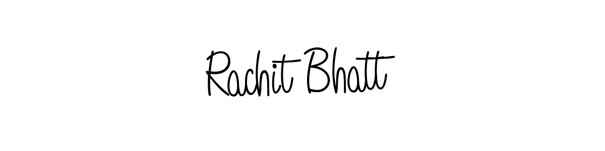 Rachit Bhatt stylish signature style. Best Handwritten Sign (Angelique-Rose-font-FFP) for my name. Handwritten Signature Collection Ideas for my name Rachit Bhatt. Rachit Bhatt signature style 5 images and pictures png