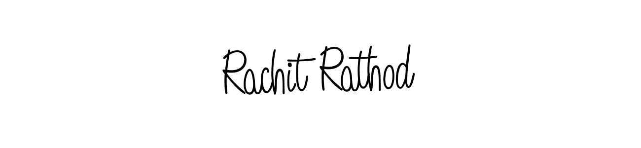 Use a signature maker to create a handwritten signature online. With this signature software, you can design (Angelique-Rose-font-FFP) your own signature for name Rachit Rathod. Rachit Rathod signature style 5 images and pictures png