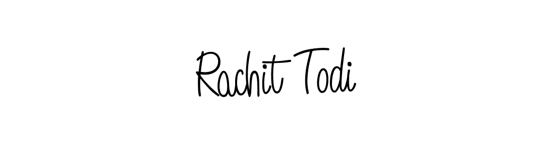 Make a beautiful signature design for name Rachit Todi. Use this online signature maker to create a handwritten signature for free. Rachit Todi signature style 5 images and pictures png