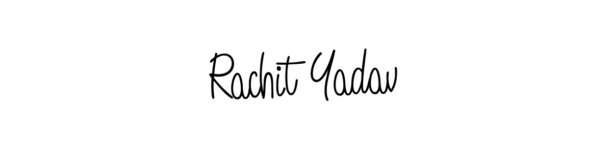 Best and Professional Signature Style for Rachit Yadav. Angelique-Rose-font-FFP Best Signature Style Collection. Rachit Yadav signature style 5 images and pictures png