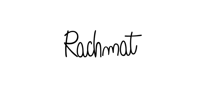 You can use this online signature creator to create a handwritten signature for the name Rachmat. This is the best online autograph maker. Rachmat signature style 5 images and pictures png