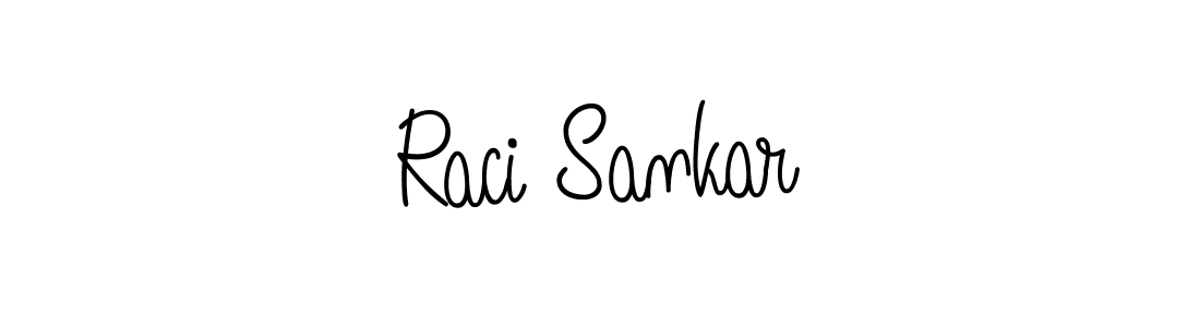 How to Draw Raci Sankar signature style? Angelique-Rose-font-FFP is a latest design signature styles for name Raci Sankar. Raci Sankar signature style 5 images and pictures png