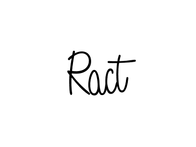 Use a signature maker to create a handwritten signature online. With this signature software, you can design (Angelique-Rose-font-FFP) your own signature for name Ract. Ract signature style 5 images and pictures png