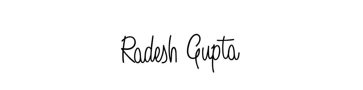 The best way (Angelique-Rose-font-FFP) to make a short signature is to pick only two or three words in your name. The name Radesh Gupta include a total of six letters. For converting this name. Radesh Gupta signature style 5 images and pictures png