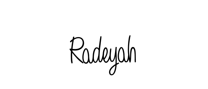 Here are the top 10 professional signature styles for the name Radeyah. These are the best autograph styles you can use for your name. Radeyah signature style 5 images and pictures png