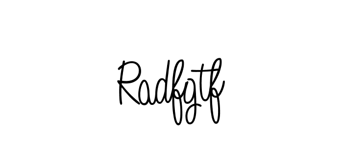 Create a beautiful signature design for name Radfgtf. With this signature (Angelique-Rose-font-FFP) fonts, you can make a handwritten signature for free. Radfgtf signature style 5 images and pictures png