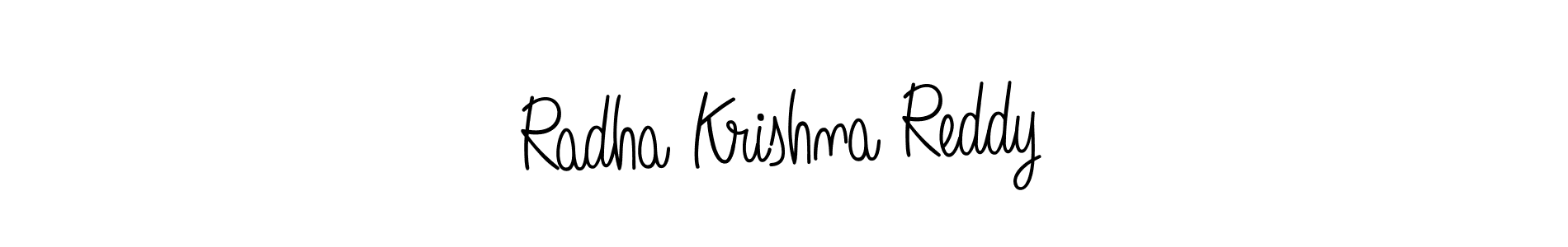 Radha Krishna Reddy stylish signature style. Best Handwritten Sign (Angelique-Rose-font-FFP) for my name. Handwritten Signature Collection Ideas for my name Radha Krishna Reddy. Radha Krishna Reddy signature style 5 images and pictures png