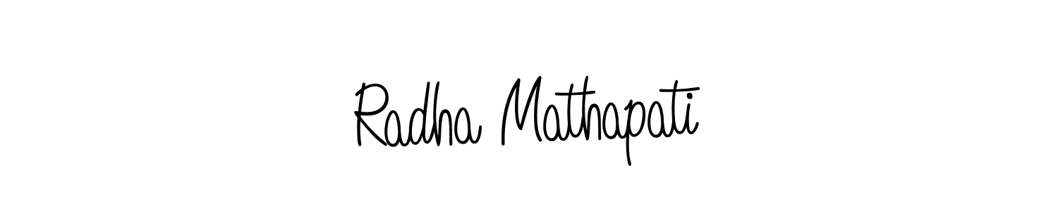 It looks lik you need a new signature style for name Radha Mathapati. Design unique handwritten (Angelique-Rose-font-FFP) signature with our free signature maker in just a few clicks. Radha Mathapati signature style 5 images and pictures png