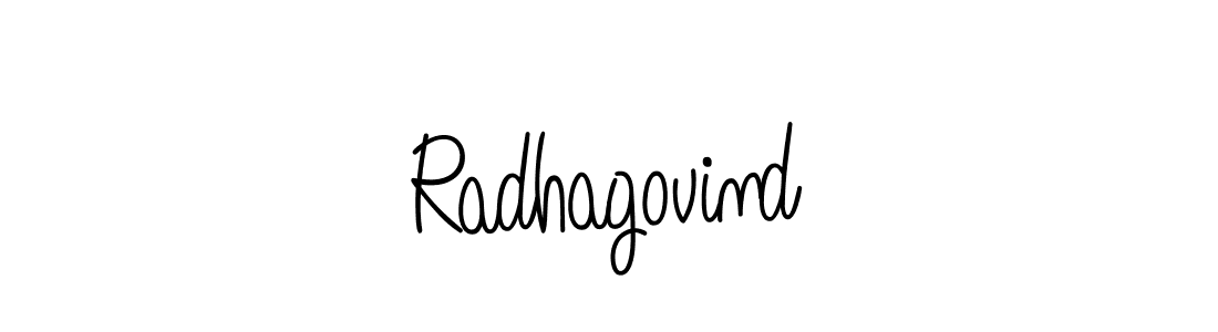 How to Draw Radhagovind signature style? Angelique-Rose-font-FFP is a latest design signature styles for name Radhagovind. Radhagovind signature style 5 images and pictures png