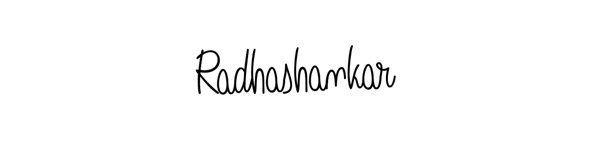 Design your own signature with our free online signature maker. With this signature software, you can create a handwritten (Angelique-Rose-font-FFP) signature for name Radhashankar. Radhashankar signature style 5 images and pictures png