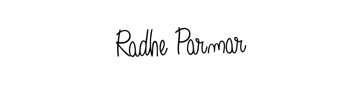 Also You can easily find your signature by using the search form. We will create Radhe Parmar name handwritten signature images for you free of cost using Angelique-Rose-font-FFP sign style. Radhe Parmar signature style 5 images and pictures png