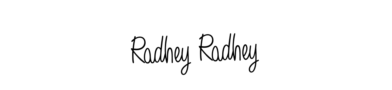 It looks lik you need a new signature style for name Radhey Radhey. Design unique handwritten (Angelique-Rose-font-FFP) signature with our free signature maker in just a few clicks. Radhey Radhey signature style 5 images and pictures png