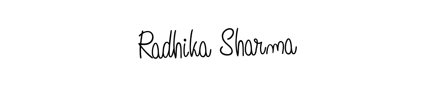 Also we have Radhika Sharma name is the best signature style. Create professional handwritten signature collection using Angelique-Rose-font-FFP autograph style. Radhika Sharma signature style 5 images and pictures png