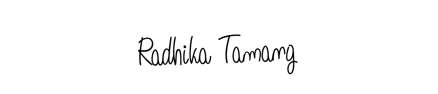 Also You can easily find your signature by using the search form. We will create Radhika Tamang name handwritten signature images for you free of cost using Angelique-Rose-font-FFP sign style. Radhika Tamang signature style 5 images and pictures png