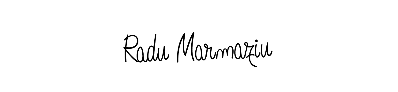 Create a beautiful signature design for name Radu Marmaziu. With this signature (Angelique-Rose-font-FFP) fonts, you can make a handwritten signature for free. Radu Marmaziu signature style 5 images and pictures png