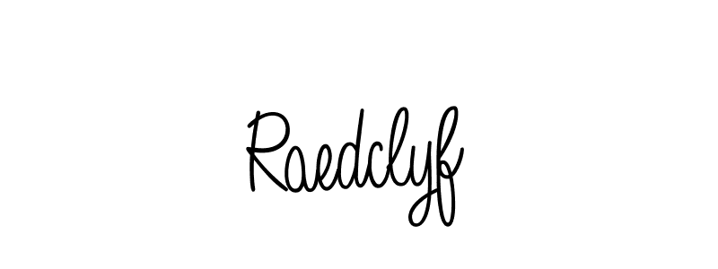 Once you've used our free online signature maker to create your best signature Angelique-Rose-font-FFP style, it's time to enjoy all of the benefits that Raedclyf name signing documents. Raedclyf signature style 5 images and pictures png