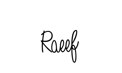 Also we have Raeef name is the best signature style. Create professional handwritten signature collection using Angelique-Rose-font-FFP autograph style. Raeef signature style 5 images and pictures png