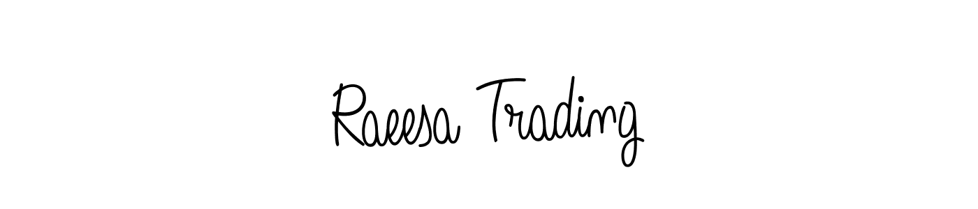 The best way (Angelique-Rose-font-FFP) to make a short signature is to pick only two or three words in your name. The name Raeesa Trading include a total of six letters. For converting this name. Raeesa Trading signature style 5 images and pictures png
