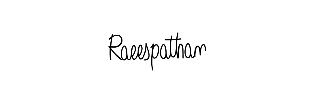 How to make Raeespathan name signature. Use Angelique-Rose-font-FFP style for creating short signs online. This is the latest handwritten sign. Raeespathan signature style 5 images and pictures png